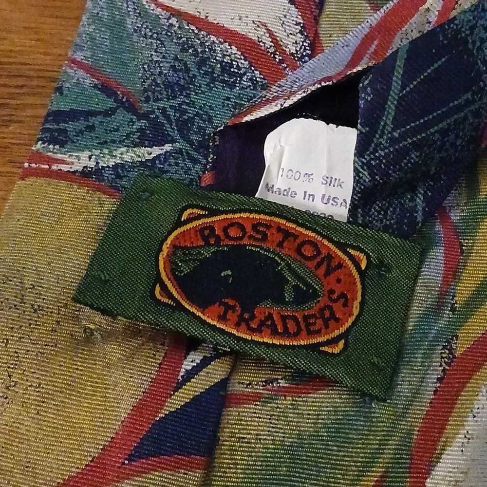 🤠New Boston Traders Silk Tie